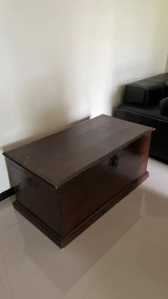 Gerobok/Peti Kayu Jati Antik (Medium)