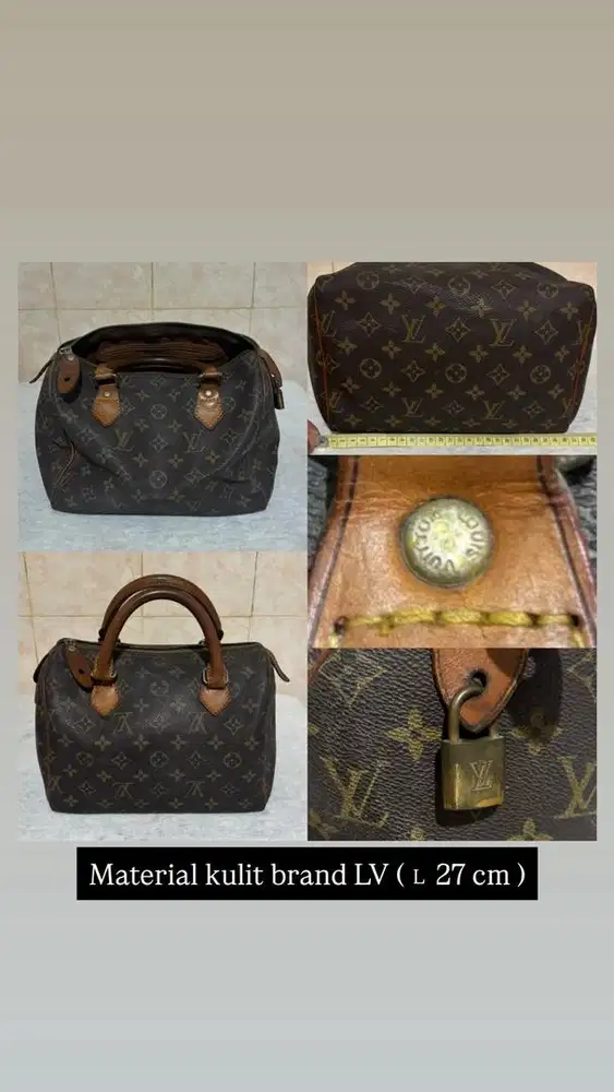 Tas kulit wanita brand lv