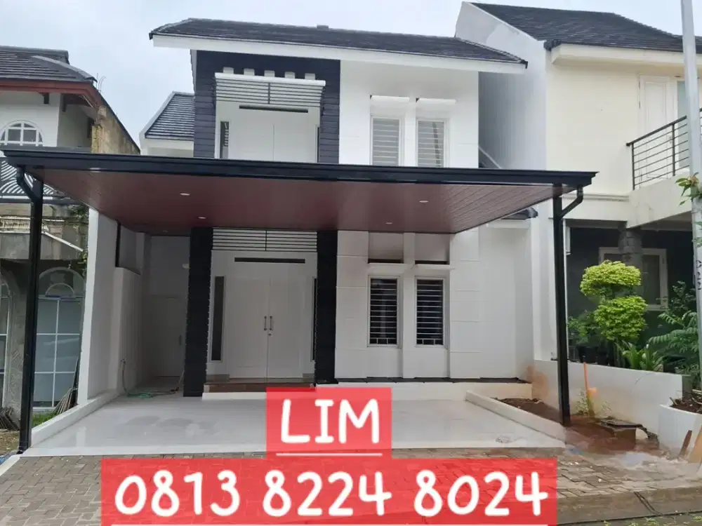 RUMAH BAGUS RANGKA BAJA RINGAN SEMI FURNISHED KOTA WISATA CIBUBUR JAKARTA TIMUR