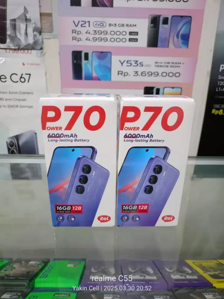 Itel P70 8/128 GB Helio G50 Ultimate Batre 6000 mAh Garansi Resmi