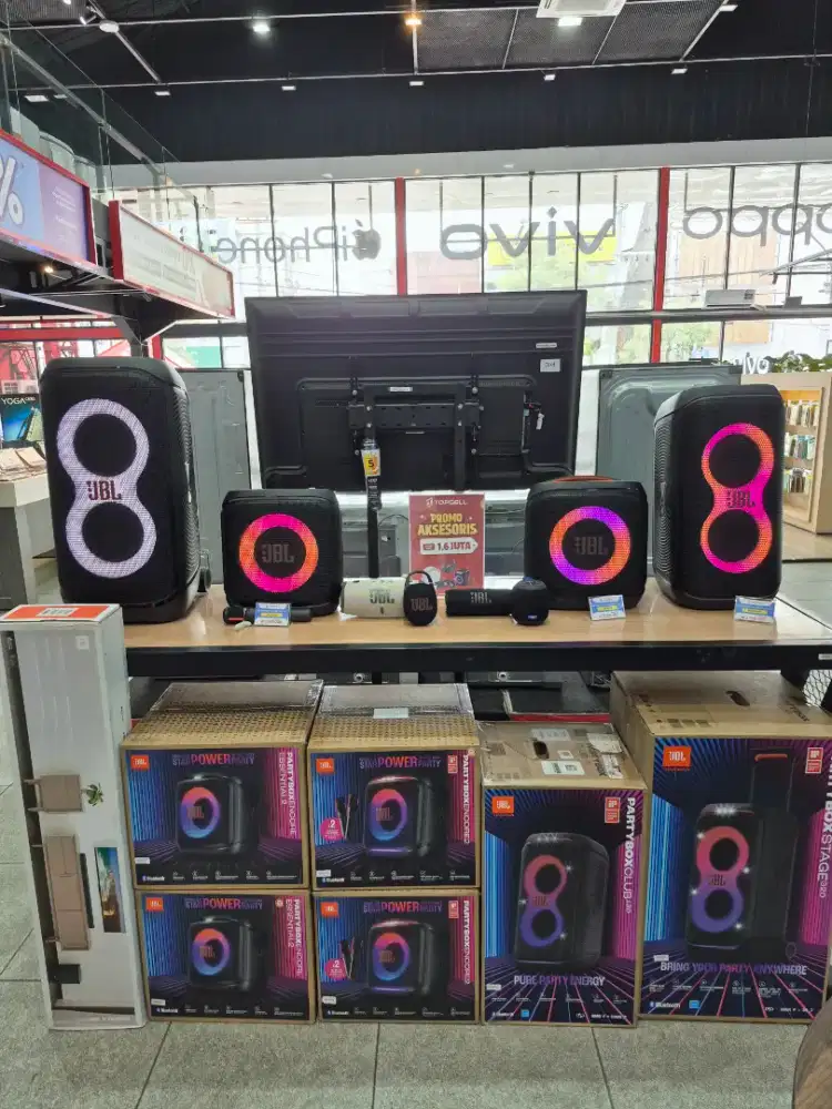 HARGA KHUSUS JBL‼️
PARTYBOX 120,
PARTYBOX 320,
ENCORE 2,
ESSENTIAL 2