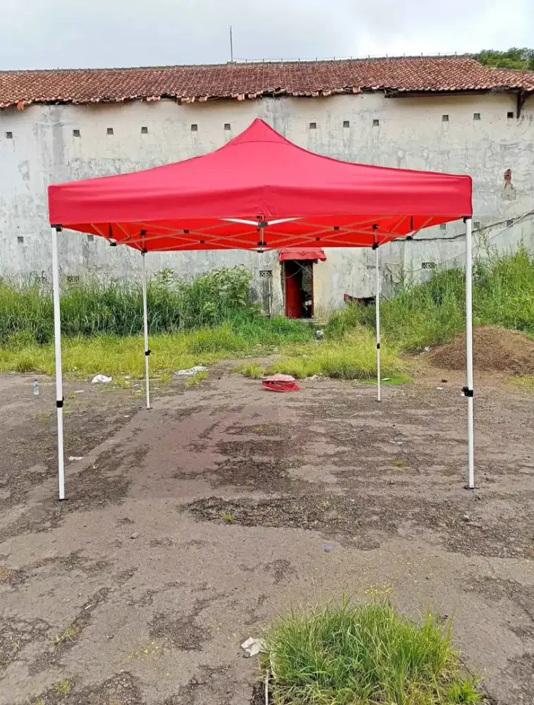 Tenda lipat ukuran 3m x 3m lipat matic