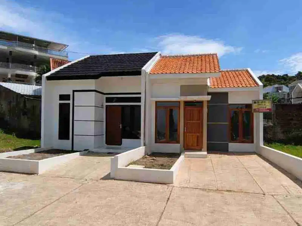 Rumah Murah Nuansa Villa Pintu Kayu Jati Cicil Langsung Developer