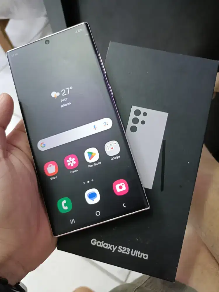 Samsung S23 Ultra 12/512gb mulus Fulset resmi Sein murah !!