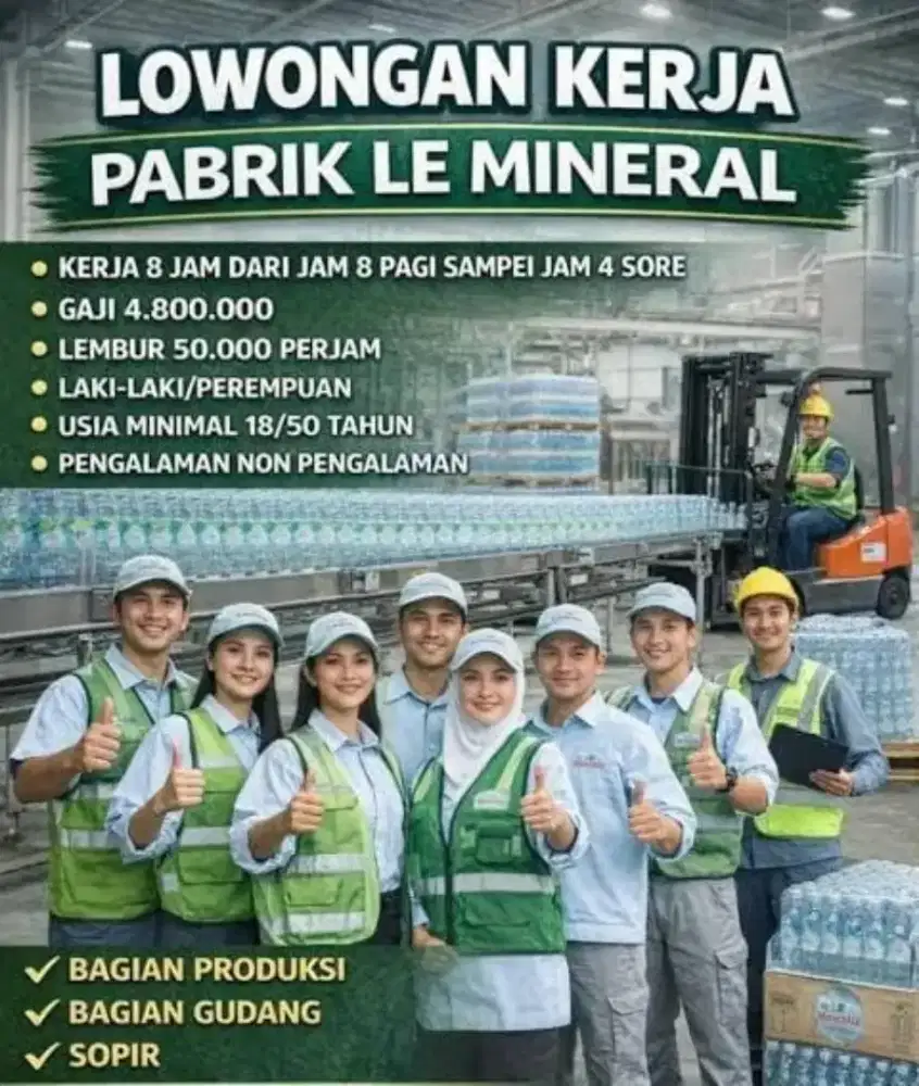 Lowongan kerja air mineral