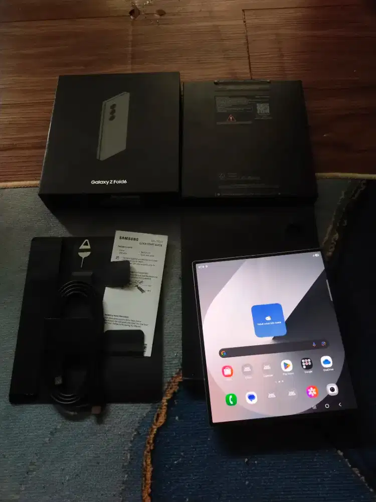 Samsung Z-Fold 6 12/512gb sein Fullset mulus bisa tt hp lain