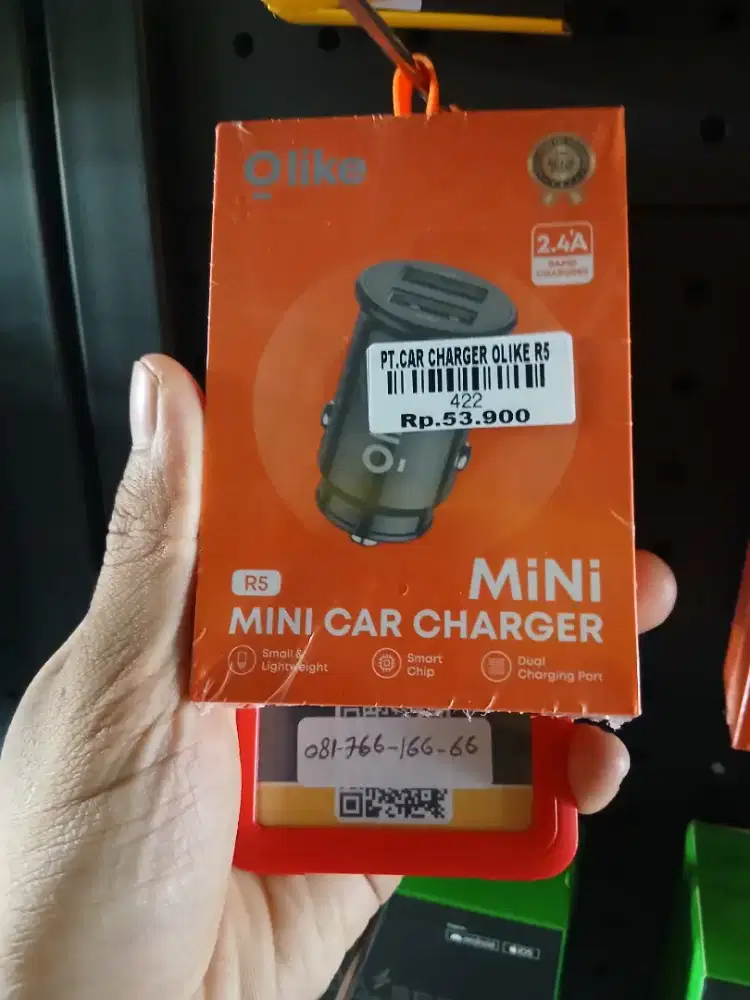 CAR CHARGER OLIKE R5 |ATLANTIS DAHSYAT