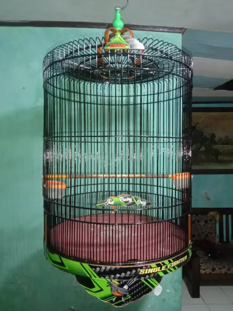 Sangkar burung murai DM 59 kondisi layak pakai Ruji aman fulset