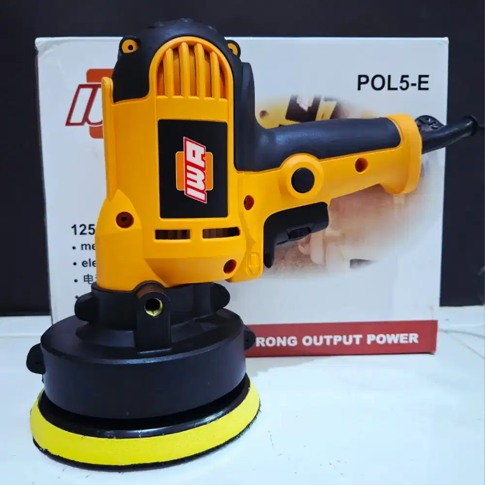 Baru mesin poles polisher rabin mobil motor dll / amplas 5 inch