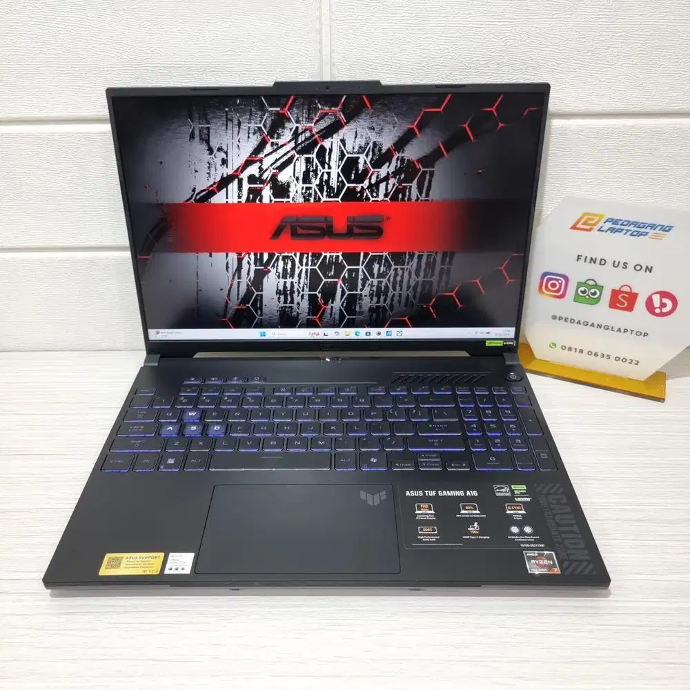 Asus Tuf Gaming A15 FA607NUG RYZEN 7-7445HS 16/512GB RTX 4050 LIKE NEW