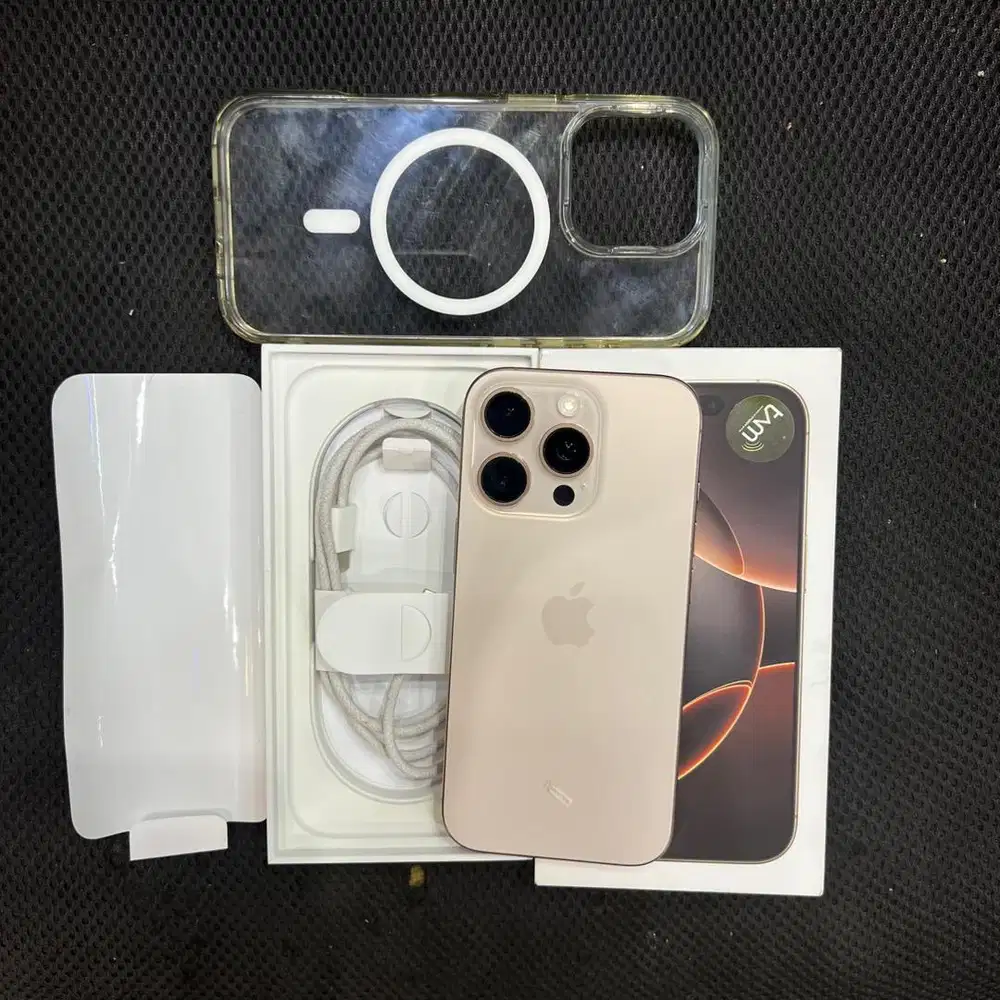 iphone 16 pro 128gb resmi ibox garansi on mei mulus like new