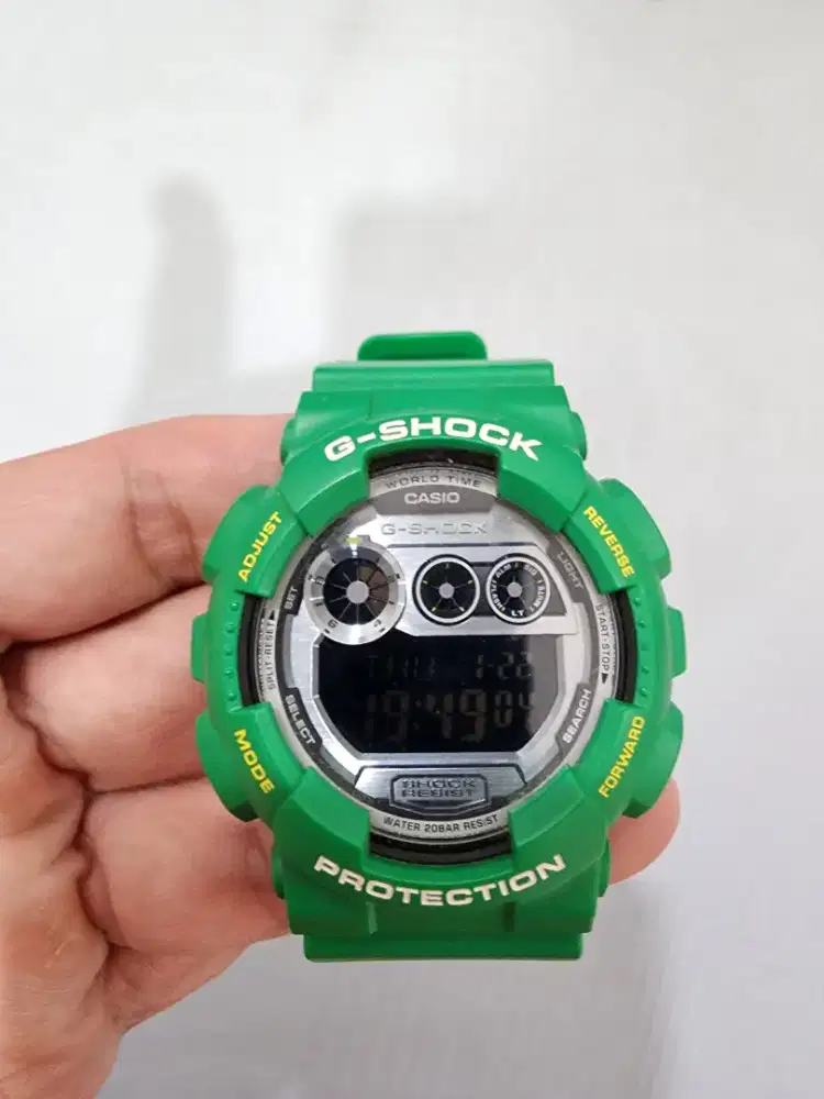 Gshock GD 120 TS Hijau langka preloved jarang dipakai