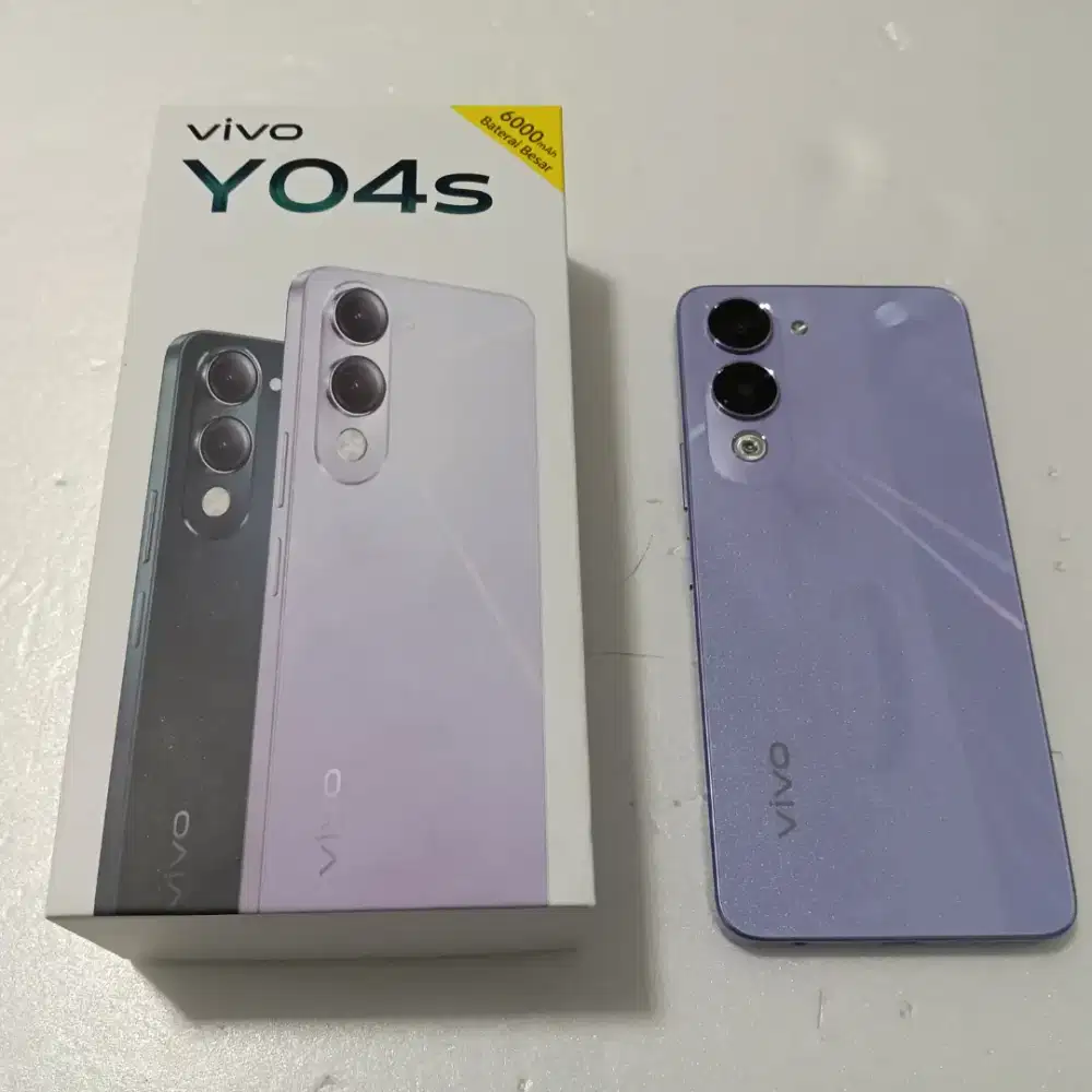 Vivo Y04s ram8gb (4+4) memori 64gb garansi resmi