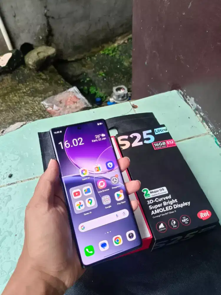 HP ANDROID ITEL S25 ULTRA, 16/512 gb, NOMIN LIKE NEW