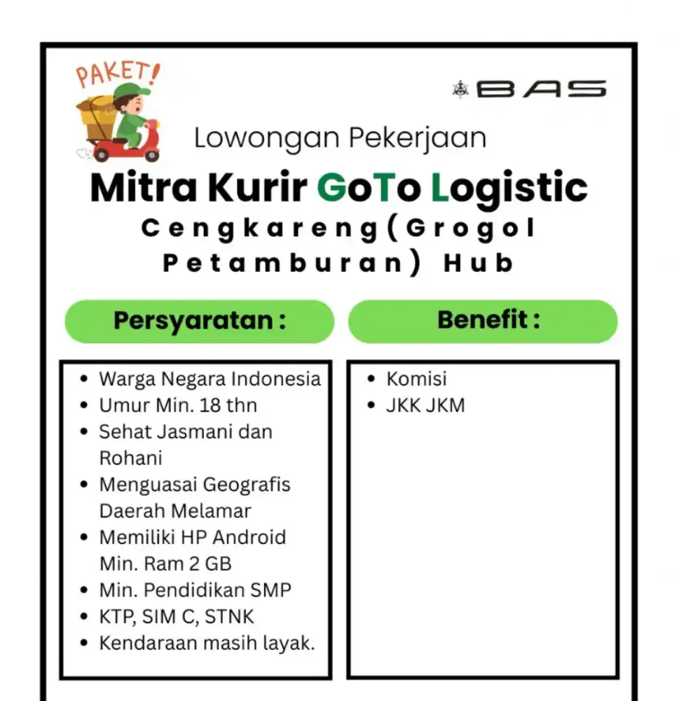 Mitra Kurir GOTO Logistics