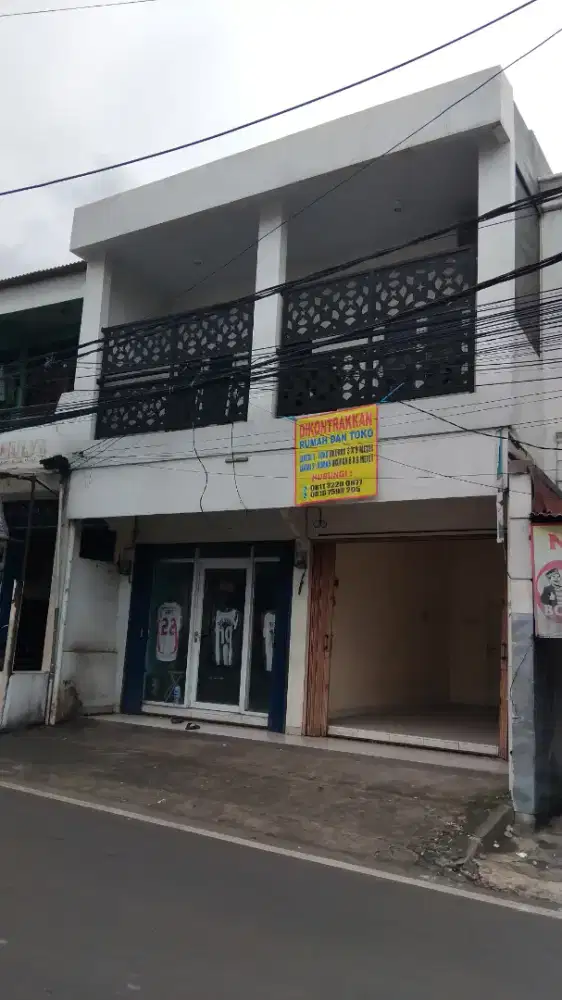 Disewakan ruko toko 2 lantai untuk usaha atau gudang di Kramat jati