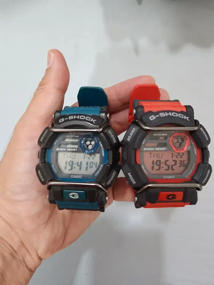 Gshock Seiko GD400 Biru dan Merah