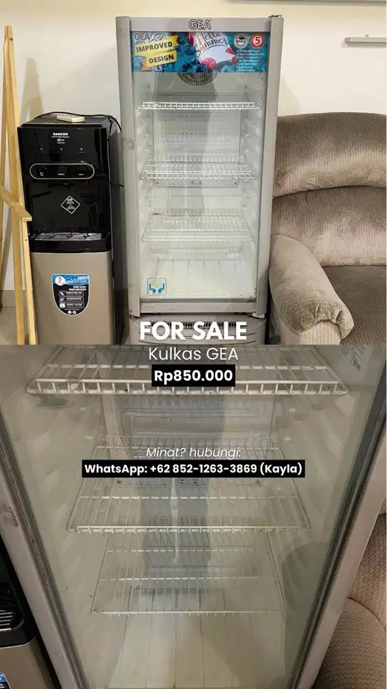 PRELOVED – KULKAS/FREEZER GEA