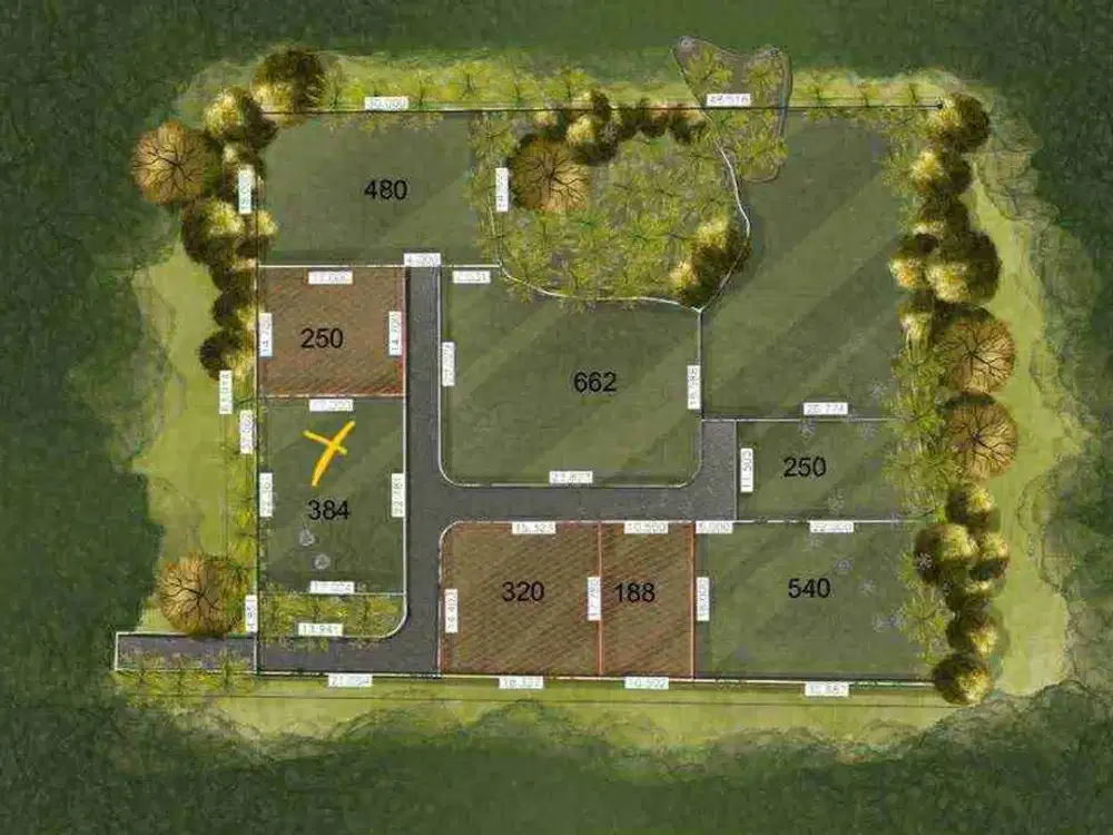 small plot land for leasehold in balangan near to beach