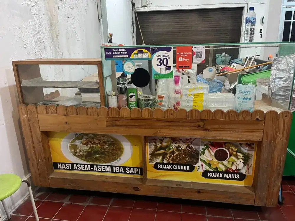 Jual gerobak jualan bekas tapi maaih bagus