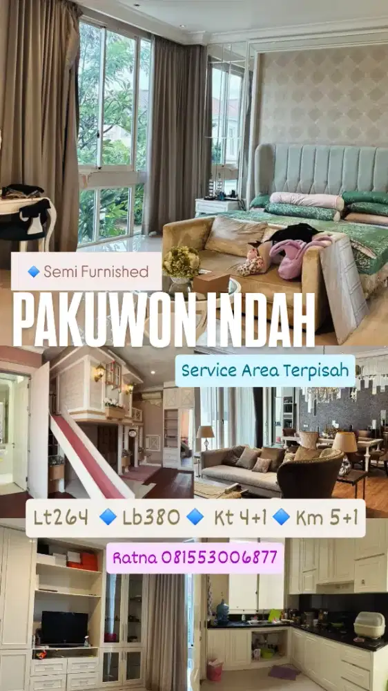 DIJUAL RUMAH MEWAH  PAKUWON INDAH
Bekas rumah contoh
