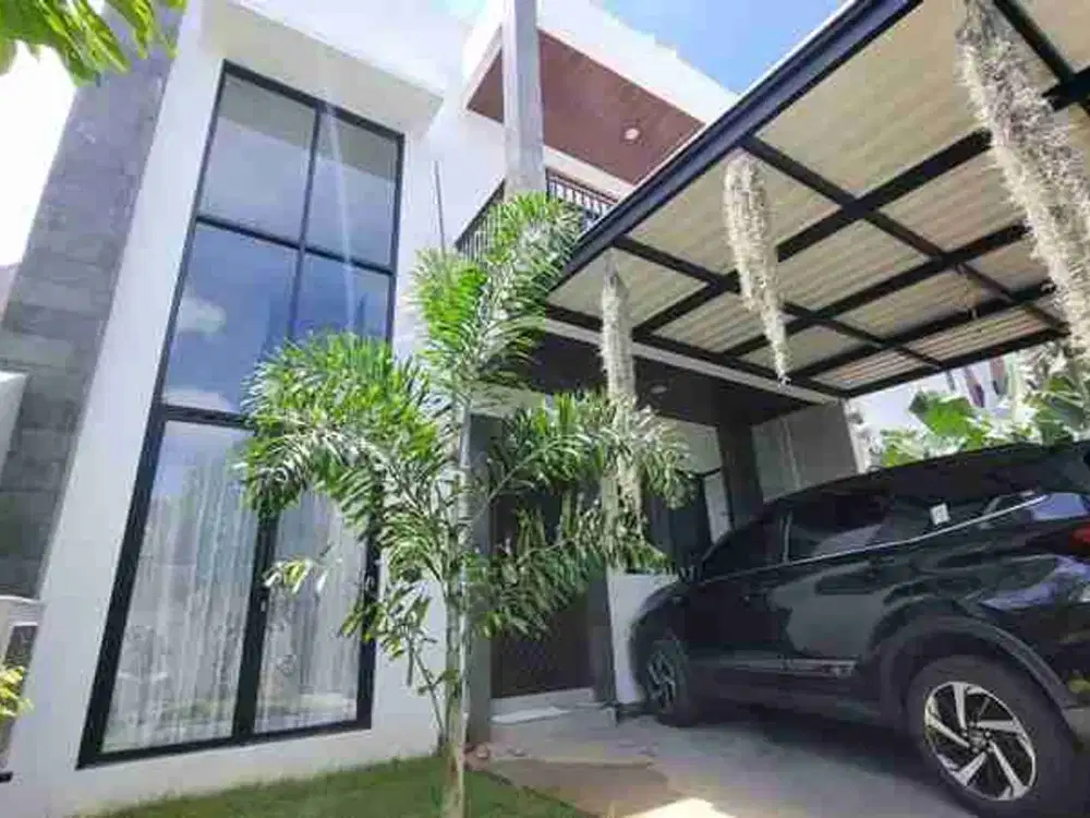 dijual rumah modern view laut di siligita nusa dua