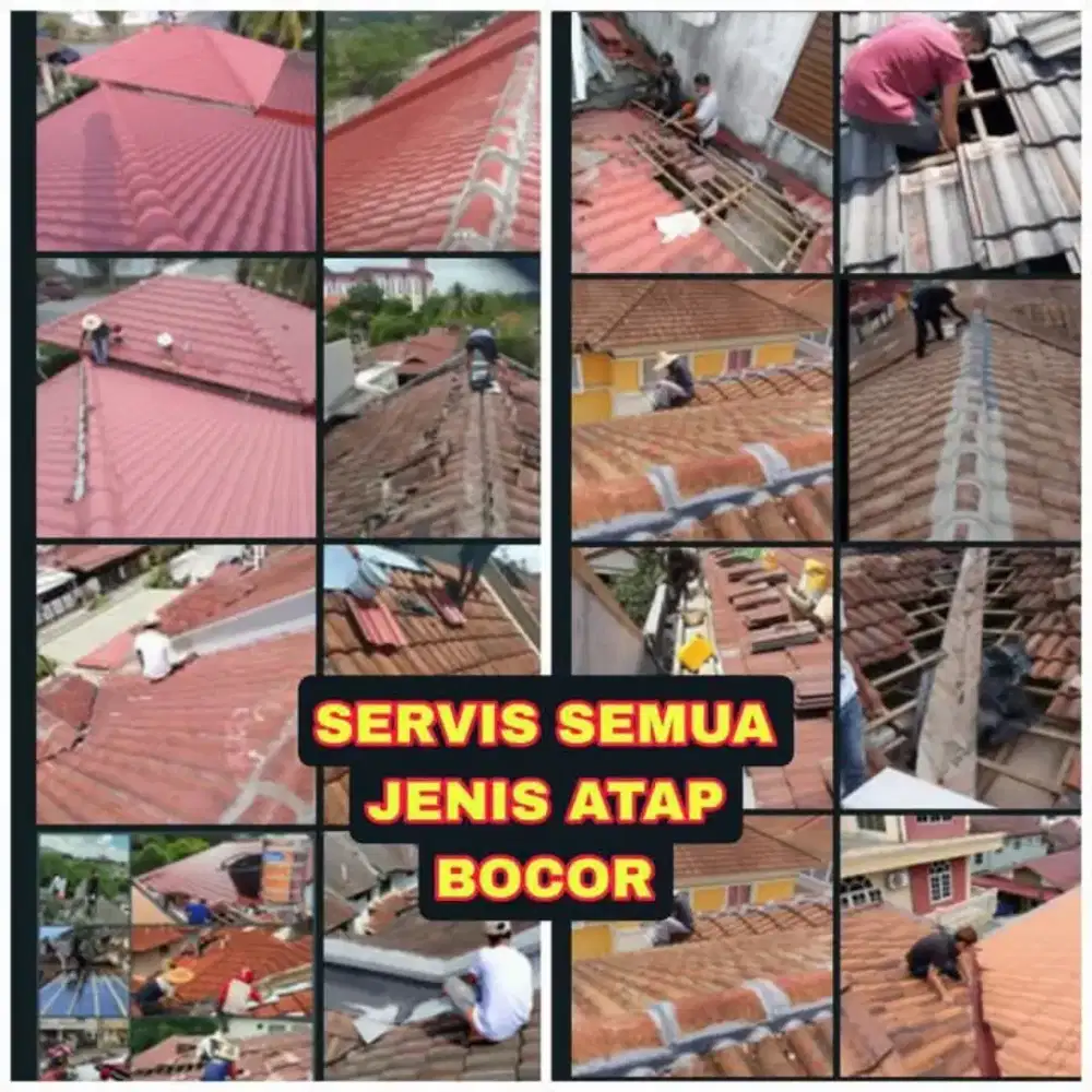 BONGKAR ATAP RUMAH & PASANG FLAPON FVC