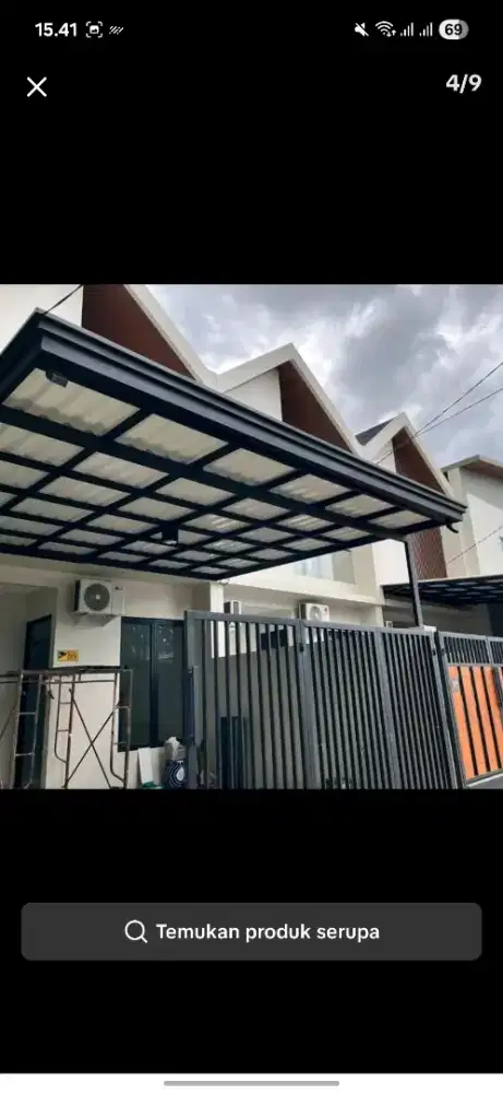 pemasangan kanopi buat kantor rumah dll