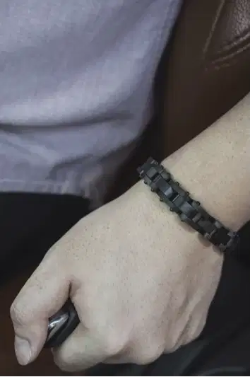 Nine Worlds – Dromi – 316L Black PVD Bracelet – NW-00283