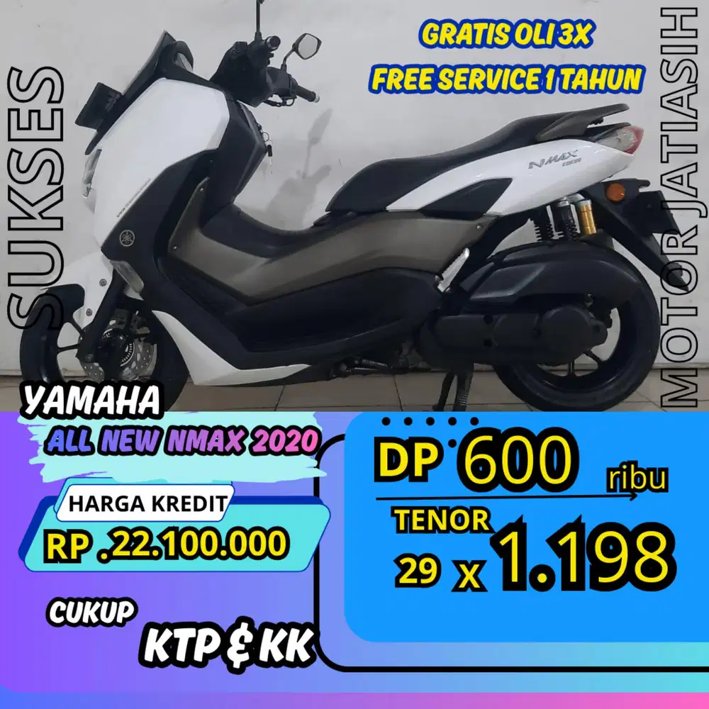 DP MURAH YAMAHA ALL NEW NMAX 2020 DP 600 RIBU BISA CASH/KREDIT
