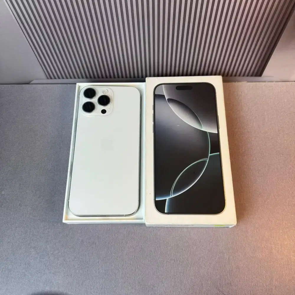 iPhone 16 Pro Max 256gb White Titanium Ibox