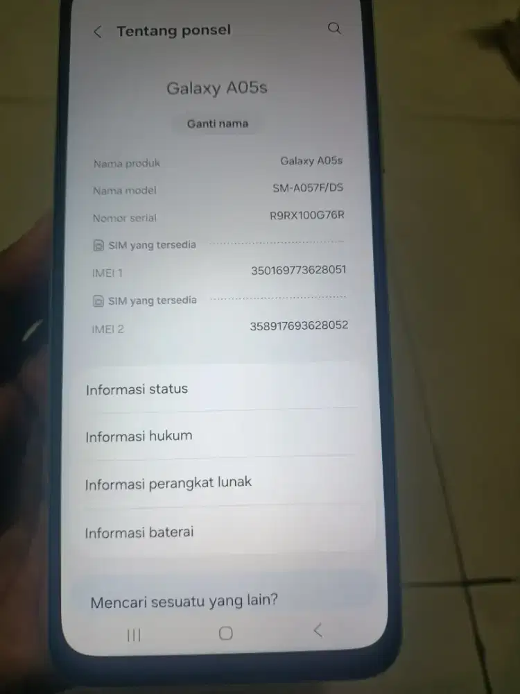 di jual hp samsung galaxy A05s