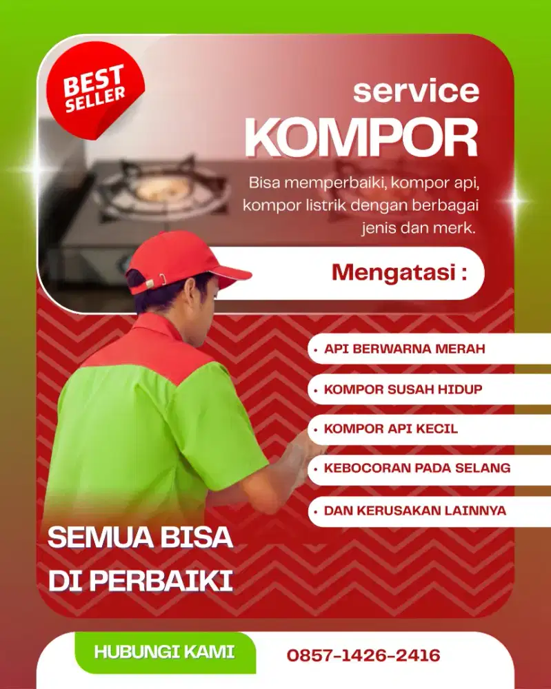 Jasa service kompor gas