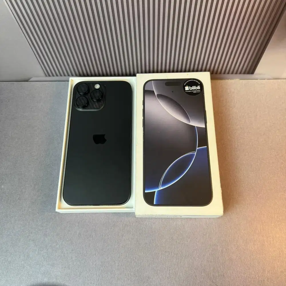 iPhone 16 Pro Max 256gb Black Titanium Ibox