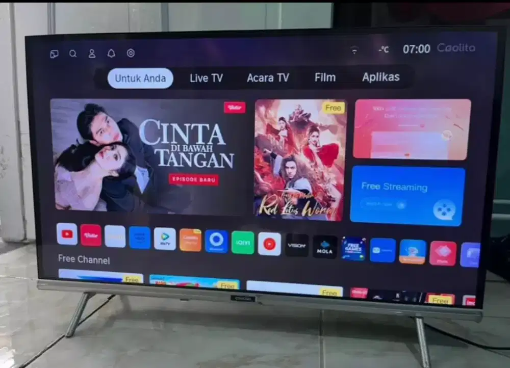 TV LED 32 INC COOCAA ANDROID+DIGITAL BAGUS & NORMAL WISMA ASRI BEKUT