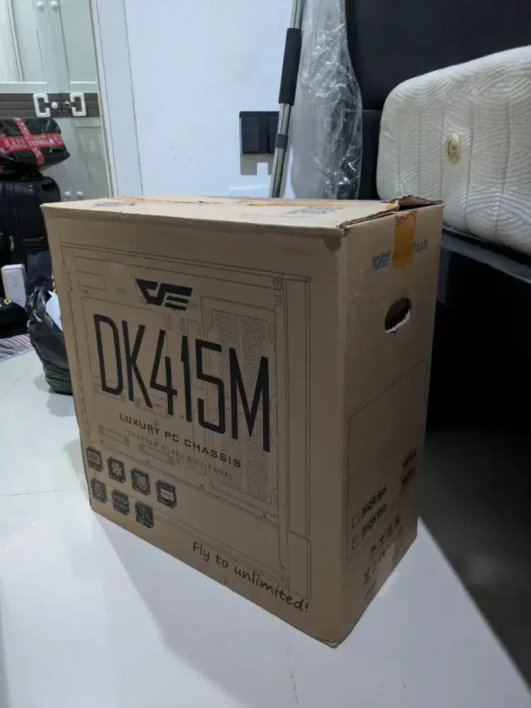 PC Case M ATX Darkflash dk415m baru