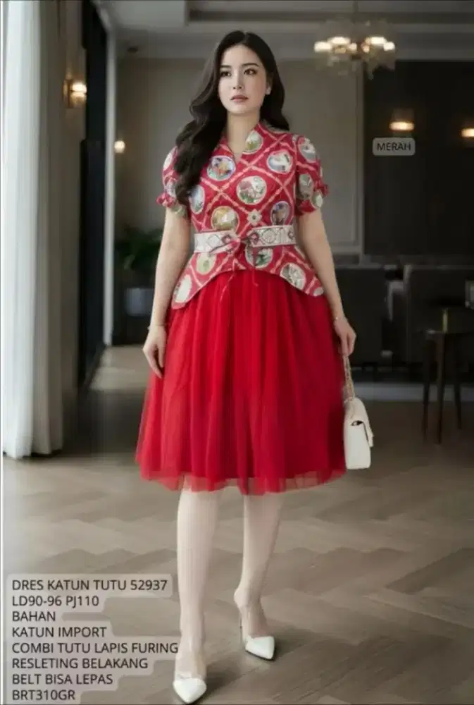 DRES KATUN batik TUTU 52937