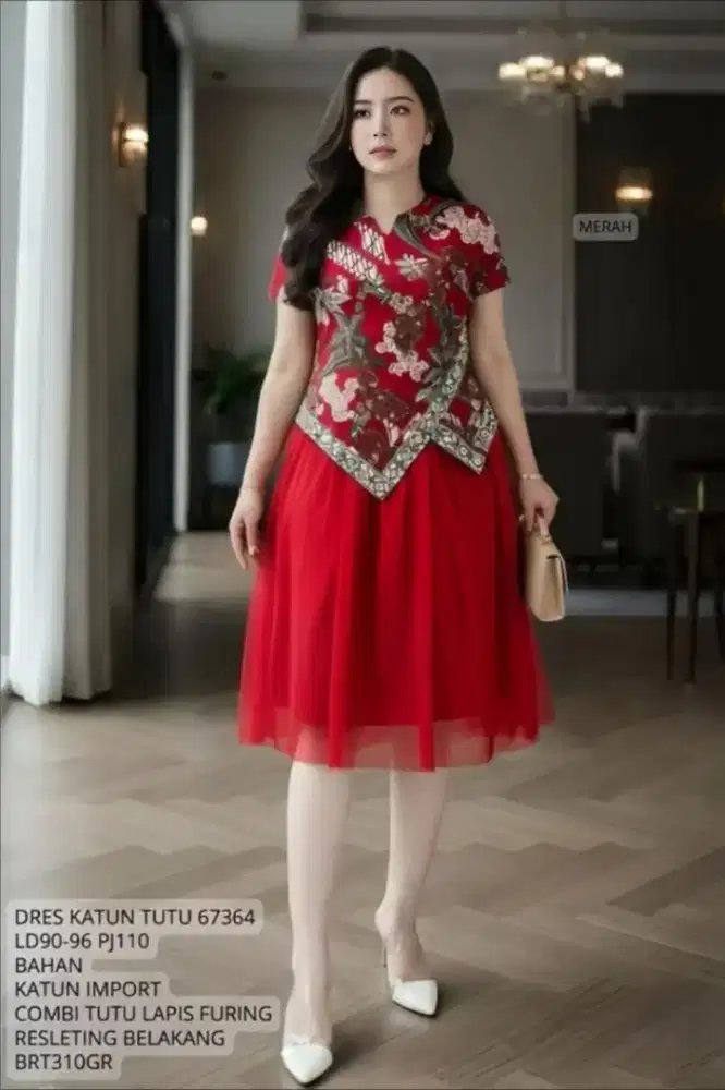 DRES KATUN batik TUTU 67364