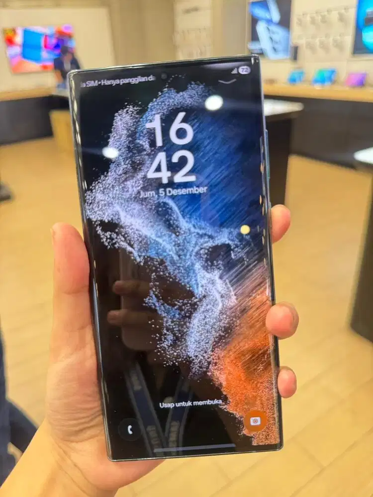 jual S22 ultra 12/256 mulus box hilang