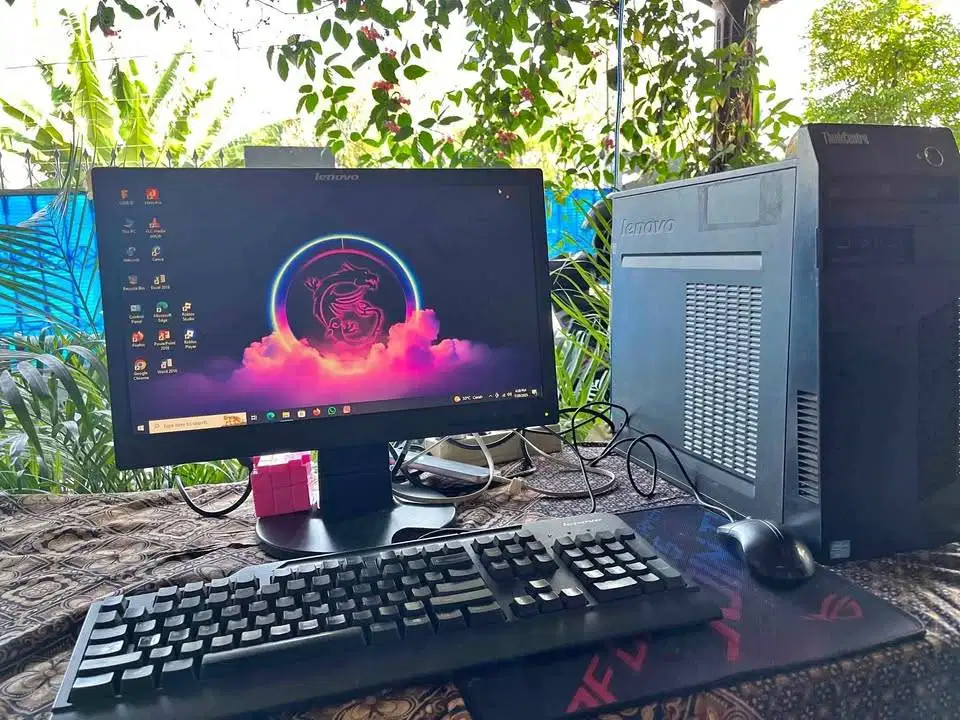 kom[uter full set aplikasi siap pakai siap antar