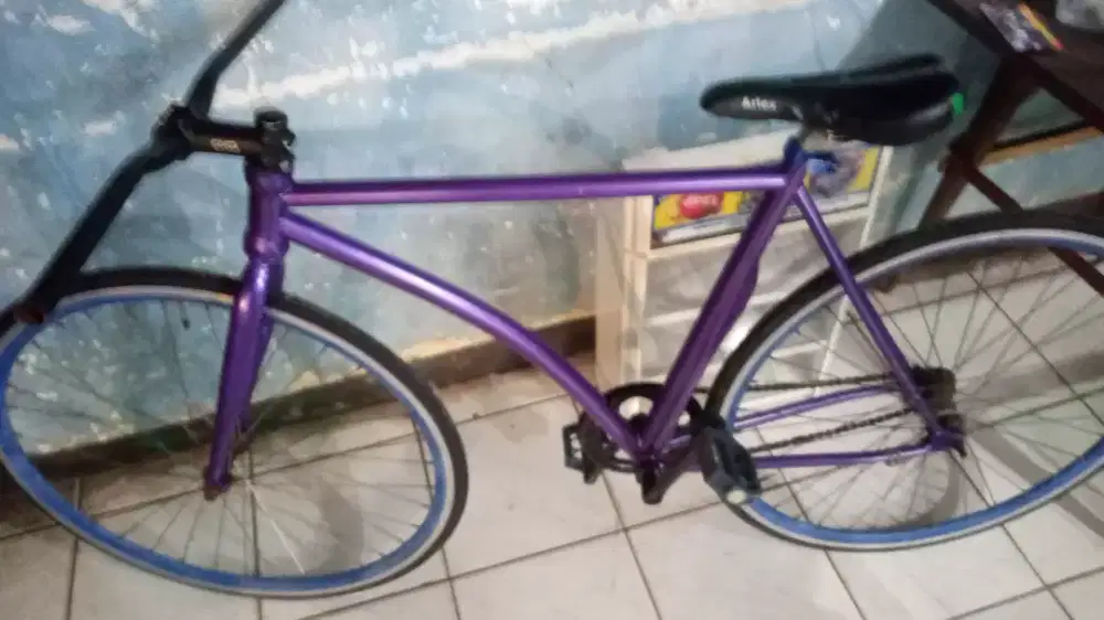 Sepeda fixie rem torpedo merk odesy