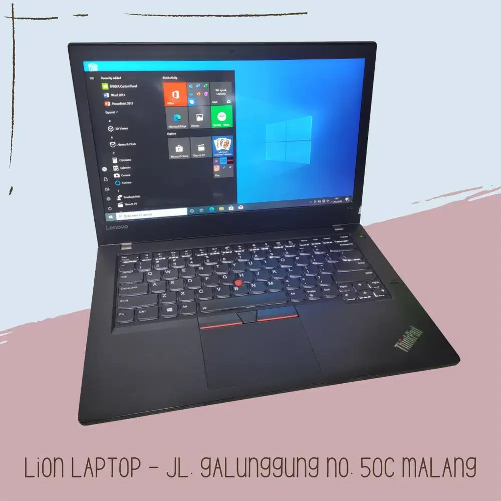 RAM 8GB SSD 256GB i5 Touchscreen Lenovo Thinkpad T470 [22|01]