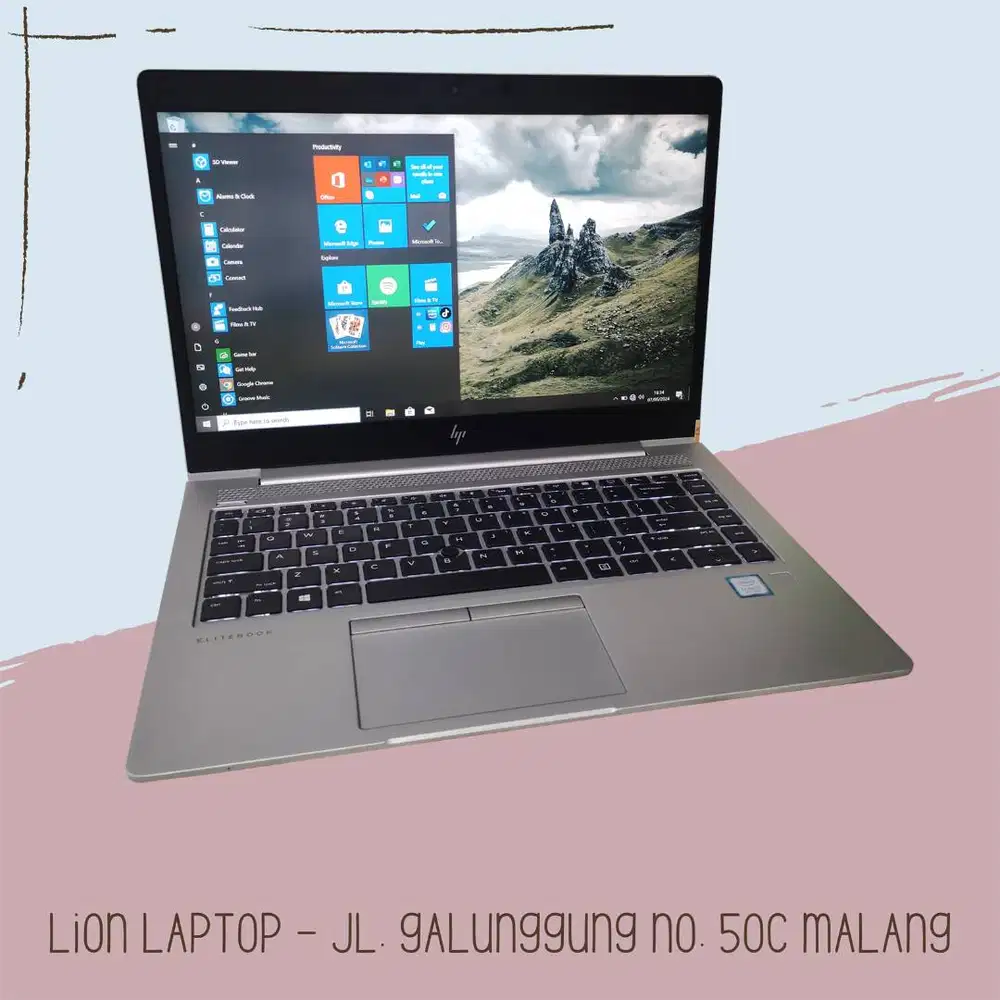 Core i5 Gen 8 RAM 8GB SSD 256GB HP Elitebook 840 G5 [22|01]