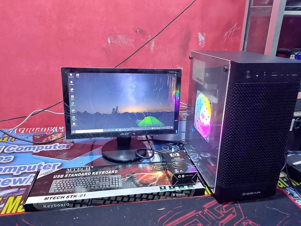 komputer full set murah cod bayar ditempat siap antar gratis ongkir