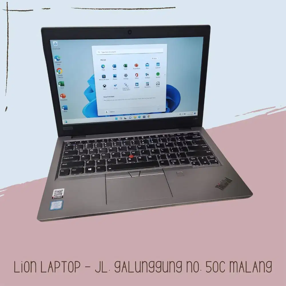 Core i5 Gen 8 RAM 8GB SSD 256GB Lenovo Thinkpad L390 [22|01]