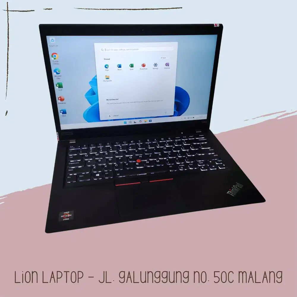 AMD Ryzen 5 PRO 3.7Ghz 8/256 VGA 2GB Lenovo Thinkpad T495s [22|01]