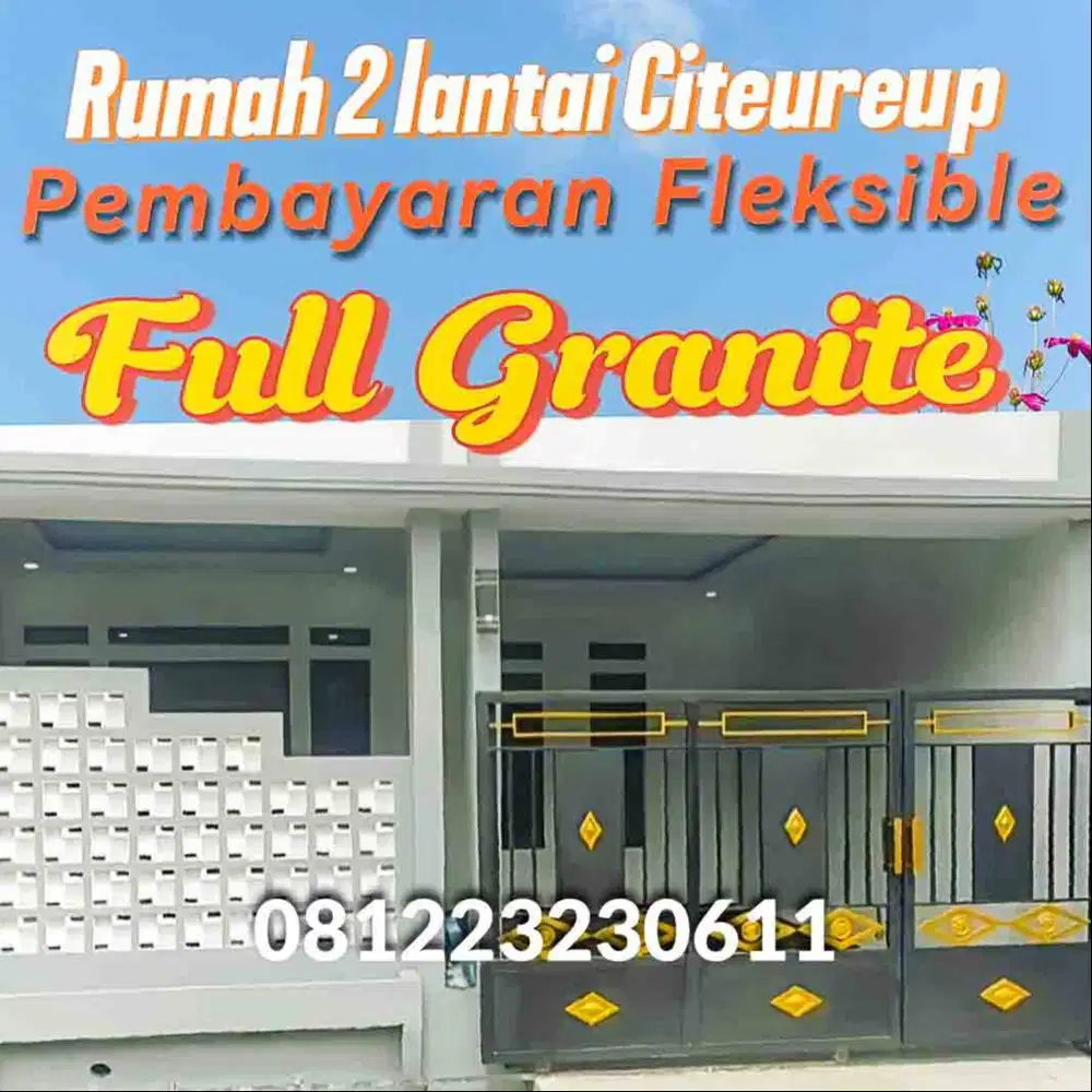 Rumah Jual Citeureup Bogor Bonus CashBack Uang Sewa