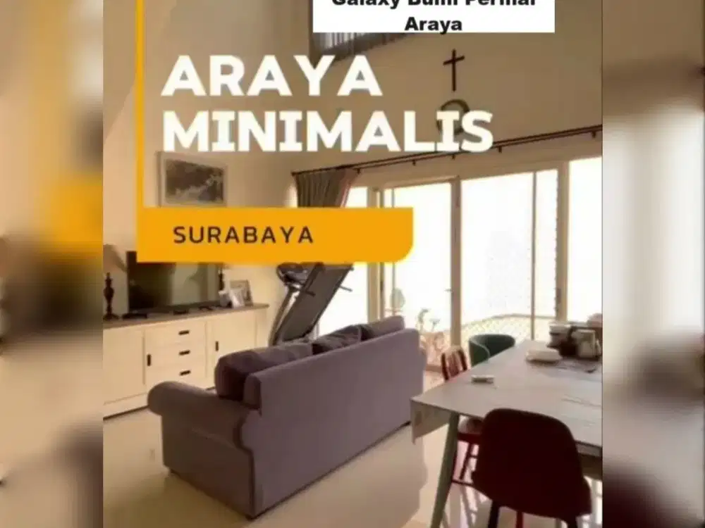 Galaxy Bumi Permai Araya 2 Rumah 2 Lantai
