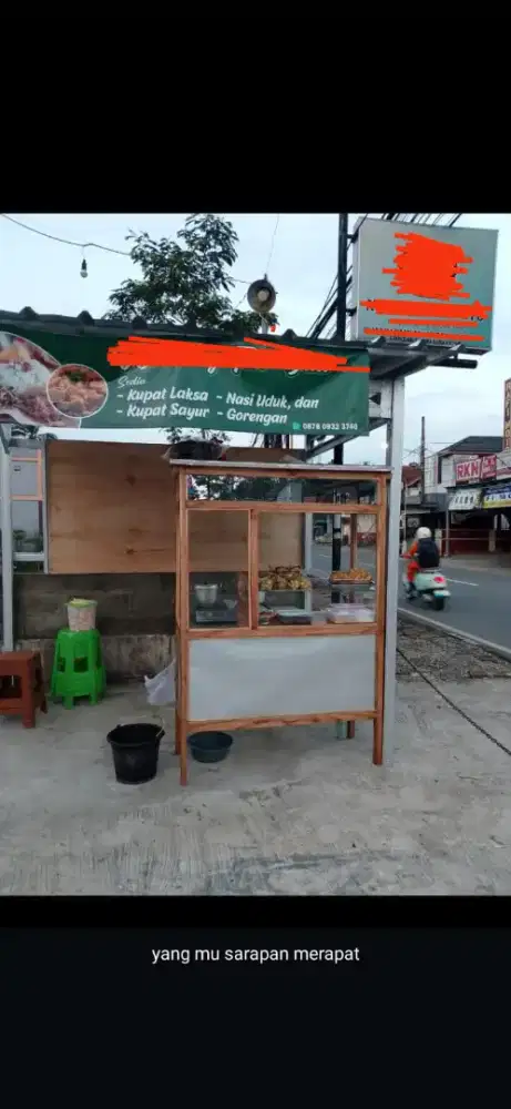 Gerobak Untuk Jualan Nasi, Nasi Uduk, Gorengan Dan Sejenisnya