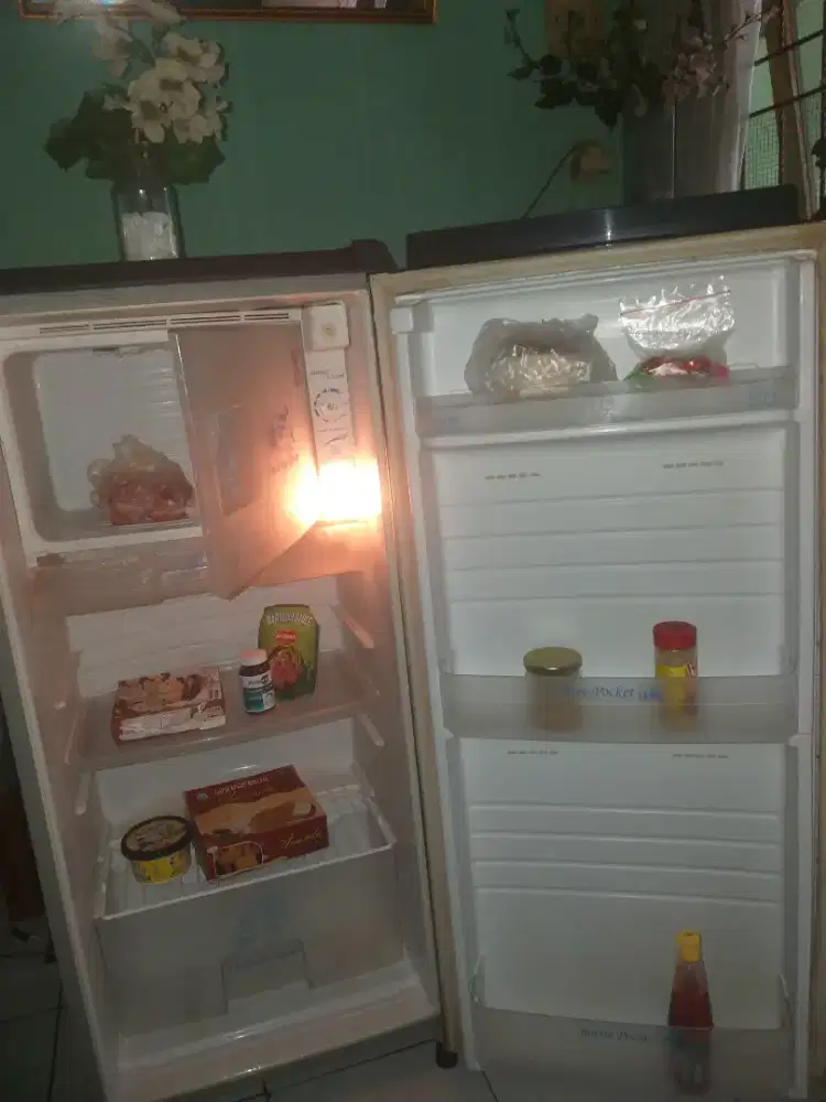 Kulkas 1 pntu normal beku dngin lengkap free ongkir llmove